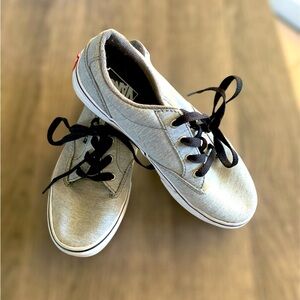 Boys Gray Vans size 3 NWOT